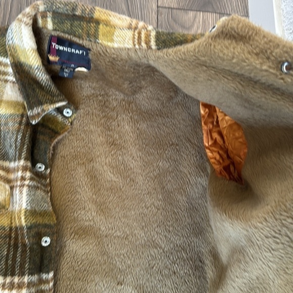 Towncraft Vintage super warm flannel plaid lined Pennys Jacket / Coat size Large - Picture 8 of 15